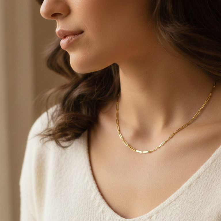 Gold Rope Necklace