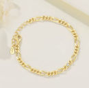 Singapore Links Gold Bracelet