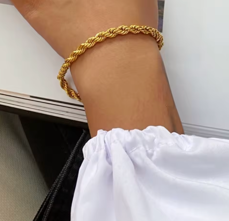 Rope Gold Bracelet